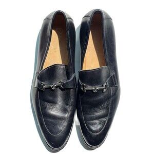 Paul Evans The Caine Bit Loafer Black Calfskin Leather Loafer Black Men’s 10.5
